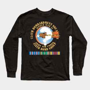 754th Bombardment Squadron - 458th Bomb Group - WWII w EUR SVC X 300 Long Sleeve T-Shirt